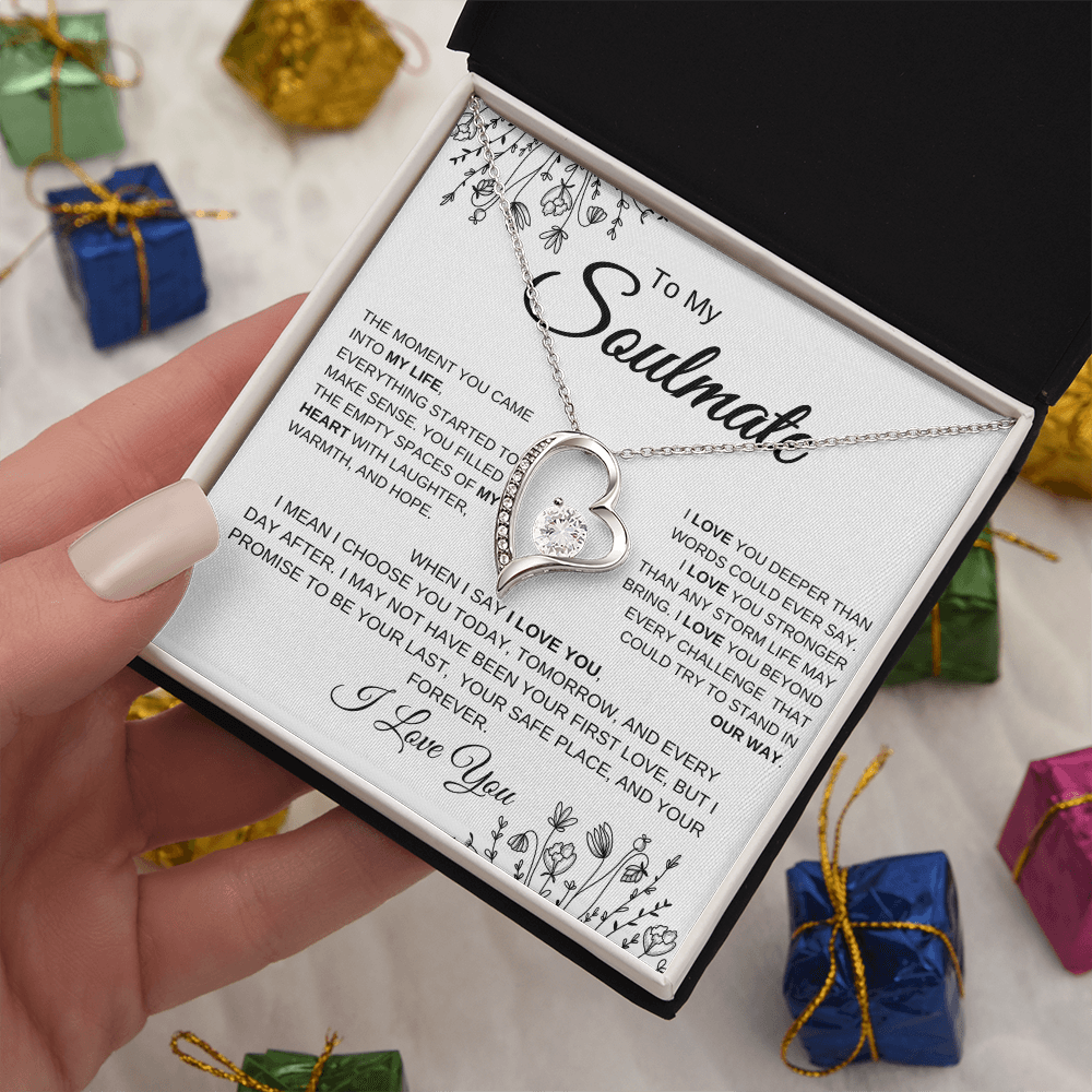 To My Soulmate | You Complete Me – Forever Love Necklace