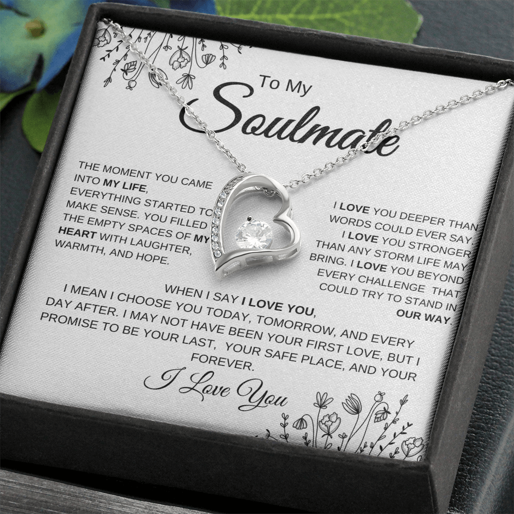 To My Soulmate | You Complete Me – Forever Love Necklace