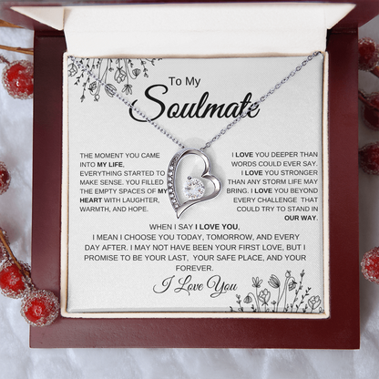 To My Soulmate | You Complete Me – Forever Love Necklace
