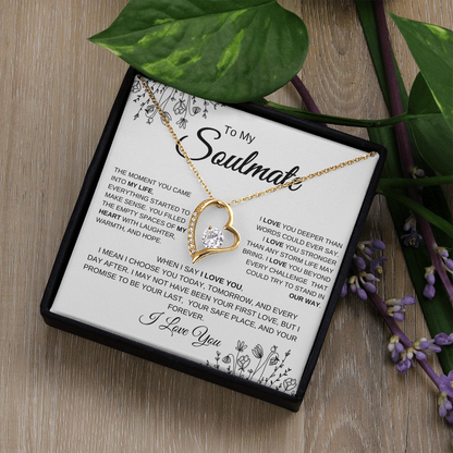 To My Soulmate | You Complete Me – Forever Love Necklace