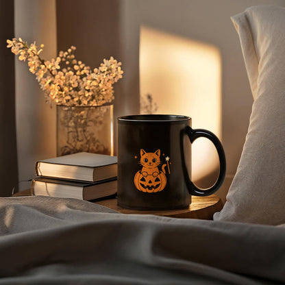 Pumpkin Cat Magic Mug