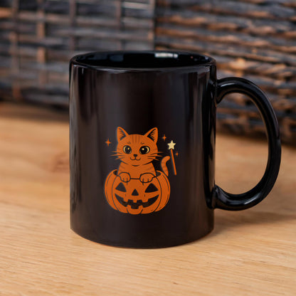 Pumpkin Cat Magic Mug