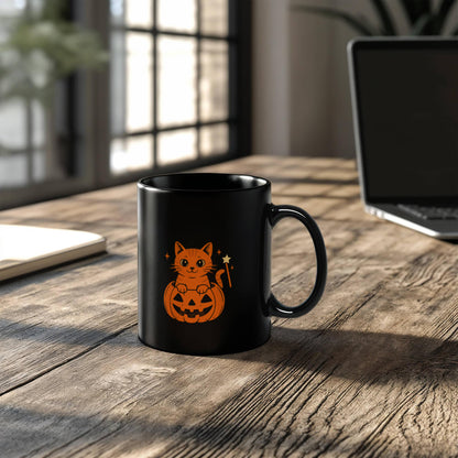 Pumpkin Cat Magic Mug