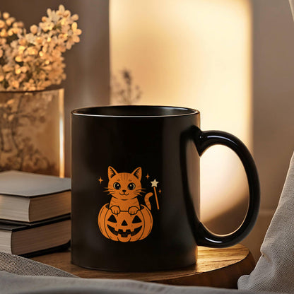 Pumpkin Cat Magic Mug