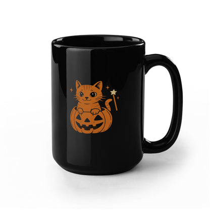 Pumpkin Cat Magic Mug