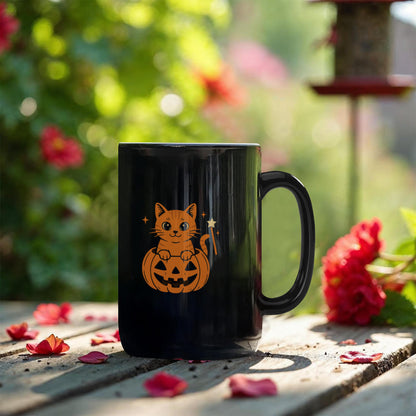 Pumpkin Cat Magic Mug
