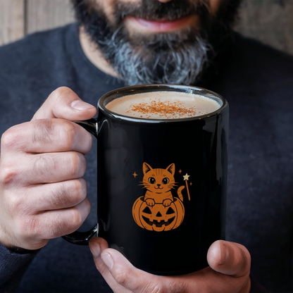 Pumpkin Cat Magic Mug